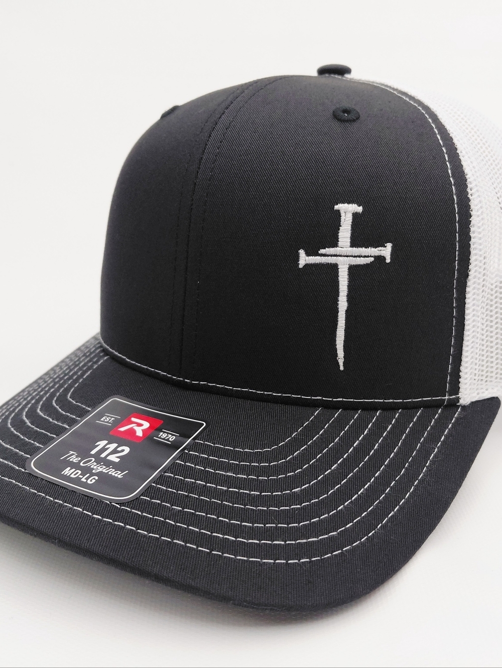 Christian Cross Crucifix Jesus Richardson 112 Trucker Mesh Snapback Cap Hat